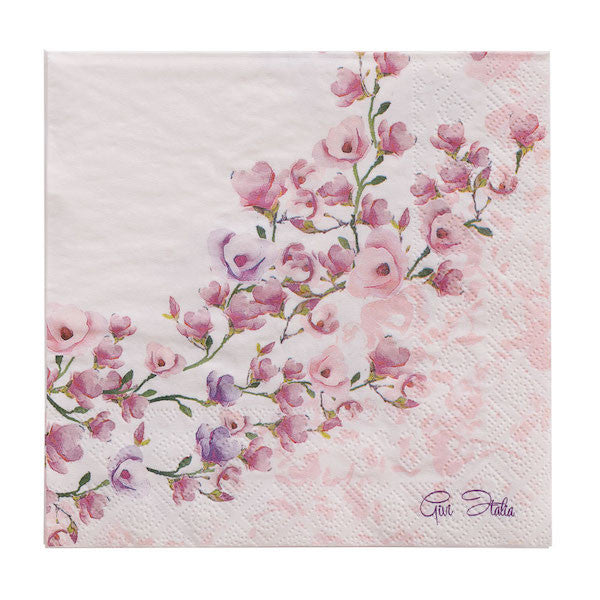 FIOR DI GLICINE PAPIERSERVIETTEN ROSA