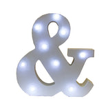 RETRO SONDERZEICHEN "&" MIT LED BELEUCHTUNG