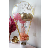 BLUMENBOX MIT DECO BUBBLE PERSONALISIERT