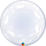 PERSONALISIERTER BUBBLE BALLON BABY