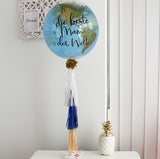 PERSONALISIERTER BUBBLE BALLON BESTE MAMA DER WELT