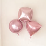 FOLIENBALLON DIAMANT ROSA