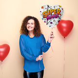 HERZLUFTBALLON SUPER MAMA (MIT HELIUM GEFÜLLT)