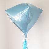 FOLIENBALLON DIAMANT BLAU