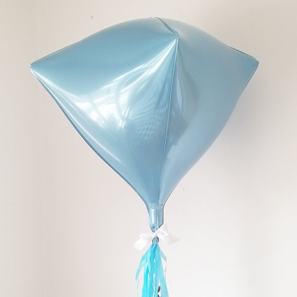 FOLIENBALLON DIAMANT BLAU