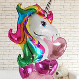 FOLIENBALLON EINHORN