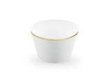 CUPCAKE WRAPPERS PASTEL GOLD