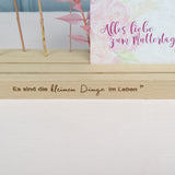 KARTEN UND BLUMENSTÄNDER "KLEINE DINGE" NATUR (Inklusive Trockenblumen)