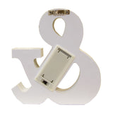 RETRO SONDERZEICHEN "&" MIT LED BELEUCHTUNG