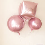 FOLIENBALLON CUBE ROSA
