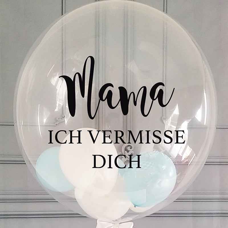 DECO BUBBLE PERSONALISIERT MAMA