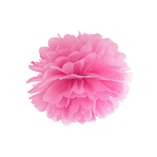 POM POMS Ø 35 CM ROSA