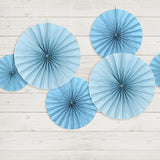 DEKO - ROSETTEN SET BLAU