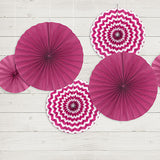 DEKO - ROSETTEN SET FUCHSIA
