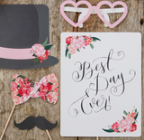 HOCHZEIT PHOTO BOOTH PROP SET