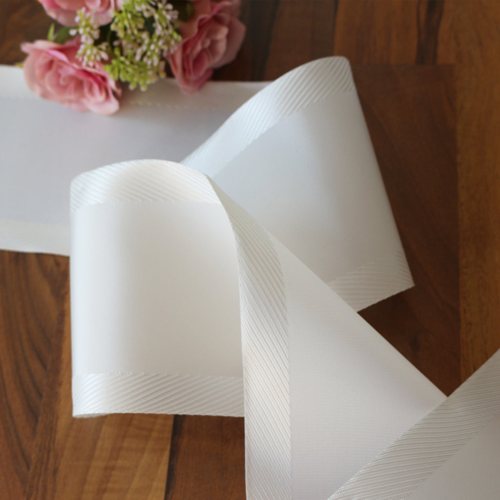 EDLES TISCHBAND / TISCHLÄUFER / DEKOBAND 15M CREME