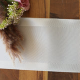 EDLES TISCHBAND / TISCHLÄUFER / DEKOBAND 15M CREME