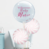 PERSONALISIERTER BUBBLE BALLON BABY