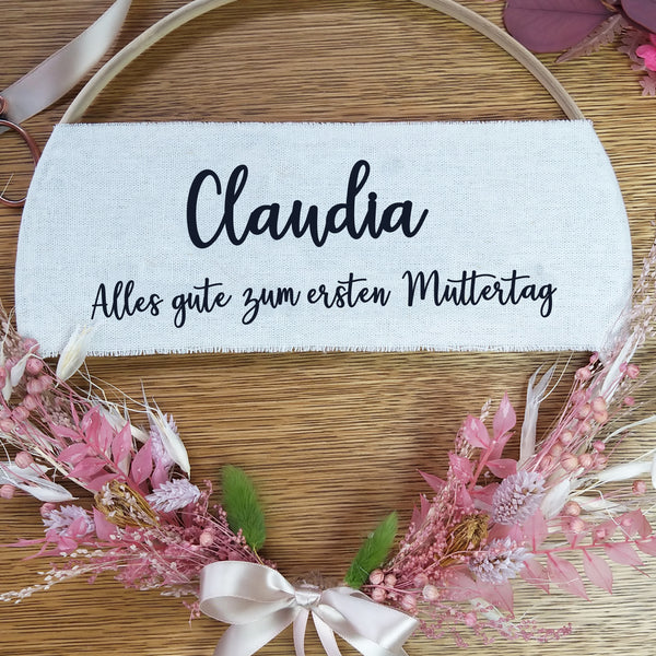 TROCKENBLUMENKRANZ PERSONALISIERT