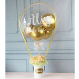 BLUMENBOX MIT DECO BUBBLE PERSONALISIERT