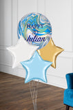 BALLONSTRAUSS MARBLEZ BLAU