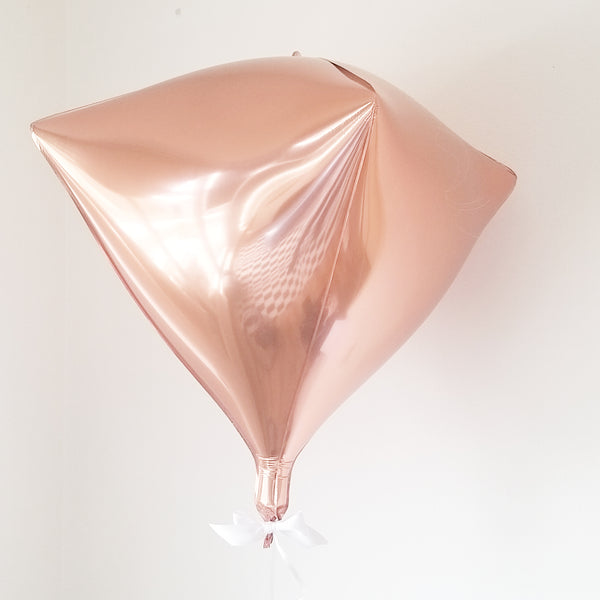 FOLIENBALLON DIAMANT ROSEGOLD