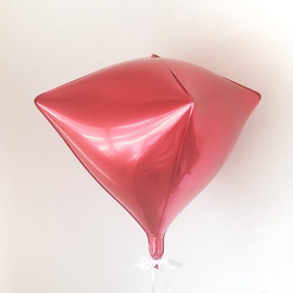 FOLIENBALLON DIAMANT ROT