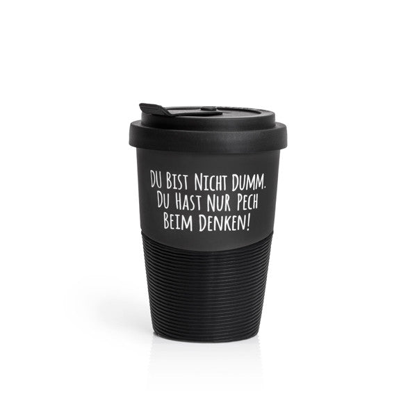 COFFEE - TO- GO- BECHER "PECH BEIM DENKEN"