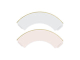 CUPCAKE WRAPPERS PASTEL GOLD