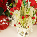 BLUMENBOX MIT DECO BUBBLE PERSONALISIERT "ALL I WANT FOR CHRISTMAS"