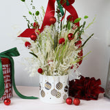 BLUMENBOX MIT DECO BUBBLE PERSONALISIERT "ALL I WANT FOR CHRISTMAS"