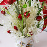 BLUMENBOX MIT DECO BUBBLE PERSONALISIERT "ALL I WANT FOR CHRISTMAS"