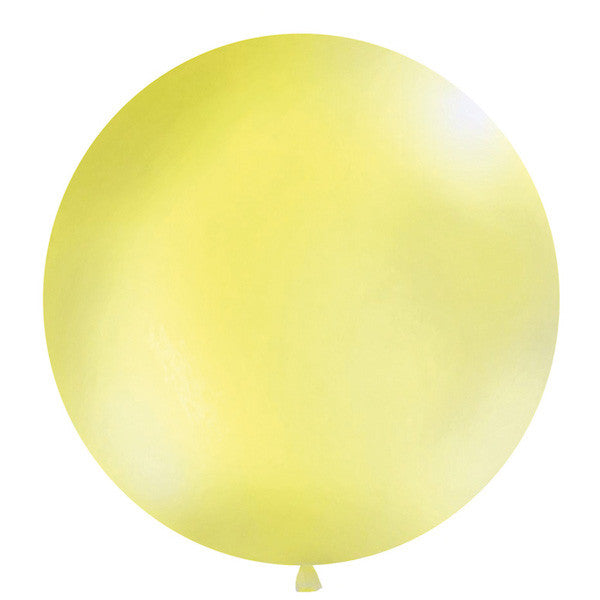 RIESENBALLON XXL METALLIC GELB