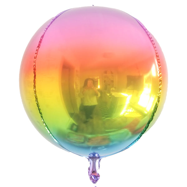 ORBZ FOLIENBALLON OMBRE REGENBOGEN