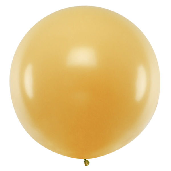 RIESENBALLON XXL METALLIC GOLD 1 MT.